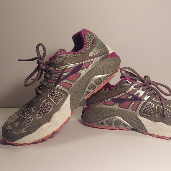 Brooks Ariel 14 Smoked Pearl Grey Purple Running  Inside tag worn UK 7 is US 9 - Picture 1 of 8
